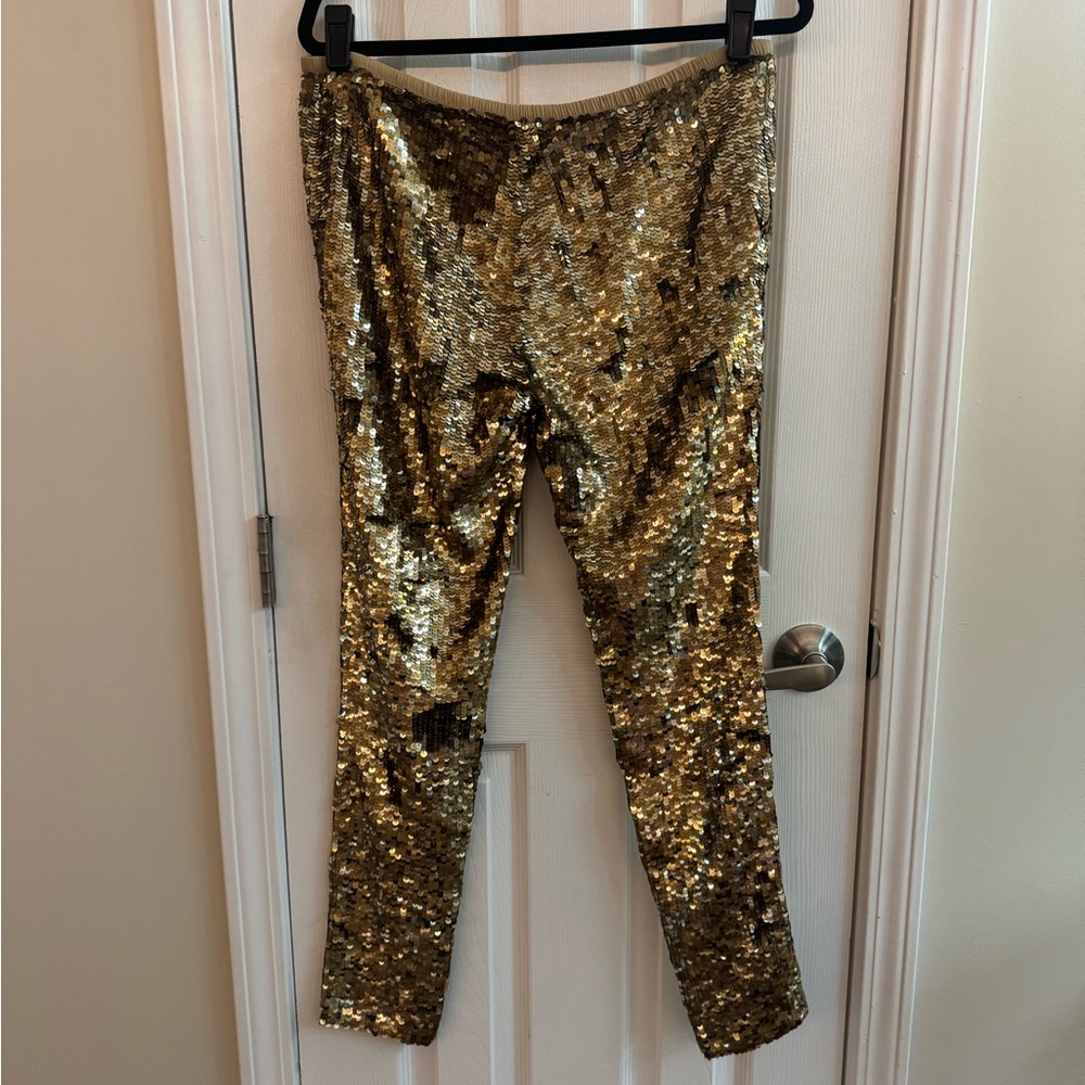 CALYPSO ST. BARTH Gold Sequin Pants Size XS NWT - Picture 4 of 6